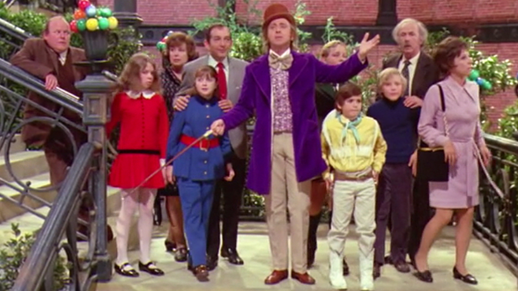 Comparison of Bratty Girl Who Explored Willy Wonka's Chocolate Factory with Other Characters